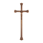 Crocifisso Monumentale in Ottone, 33 x 16 cm